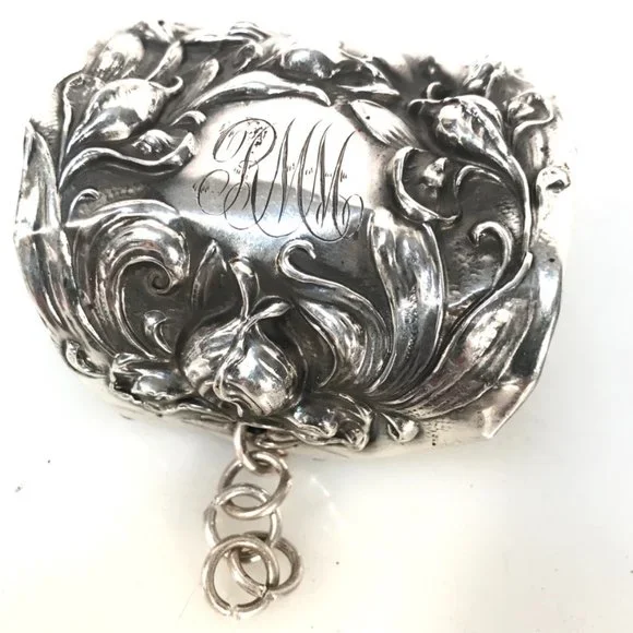 Rare Antique Goddess Sterling Silver Cuff Bracelet Victorian 925 Lady Face Wide - Picture 4 of 11